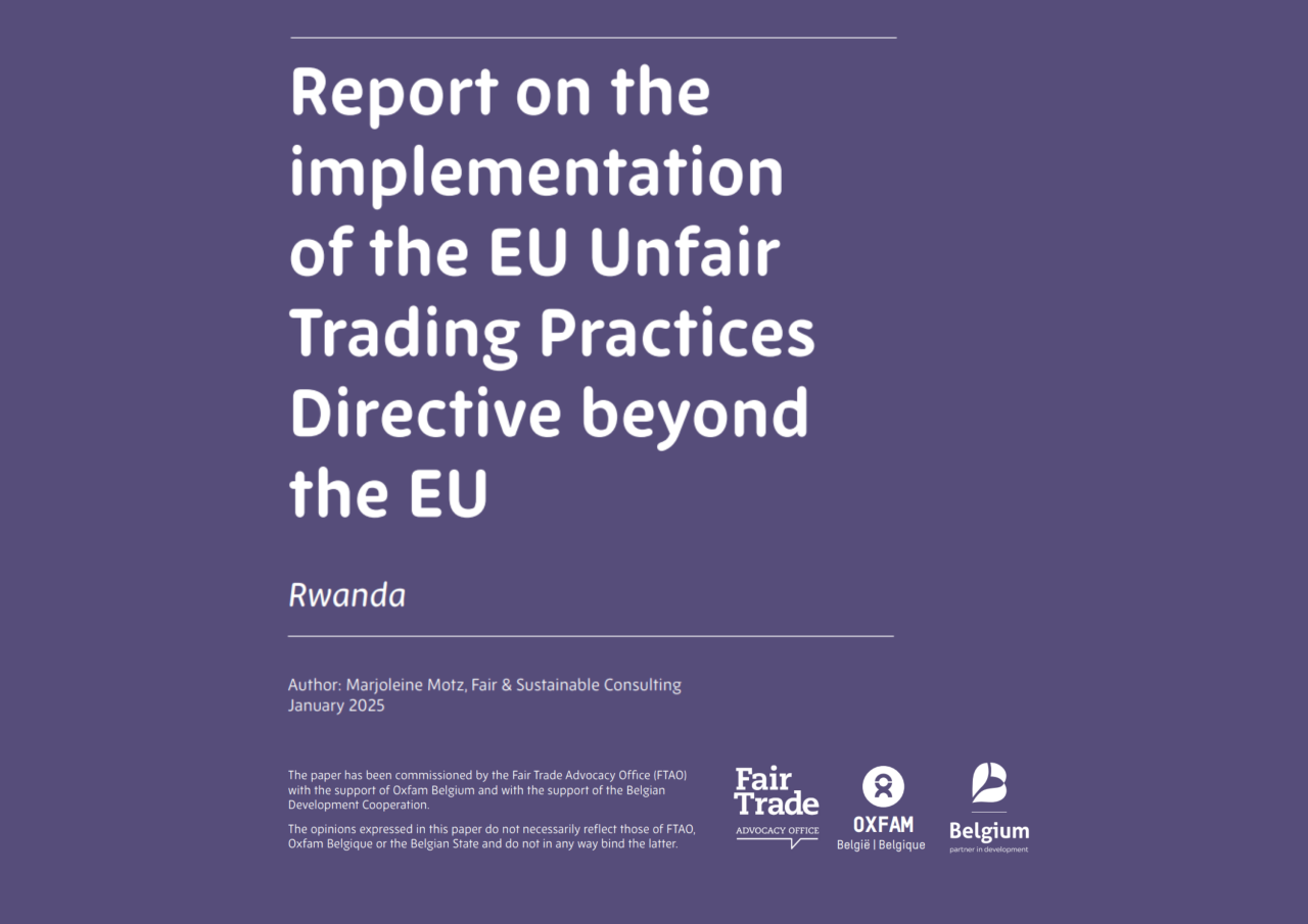 Report on the implementation of the EU Unfair Trading Practices Directive beyond the EU - Rwanda