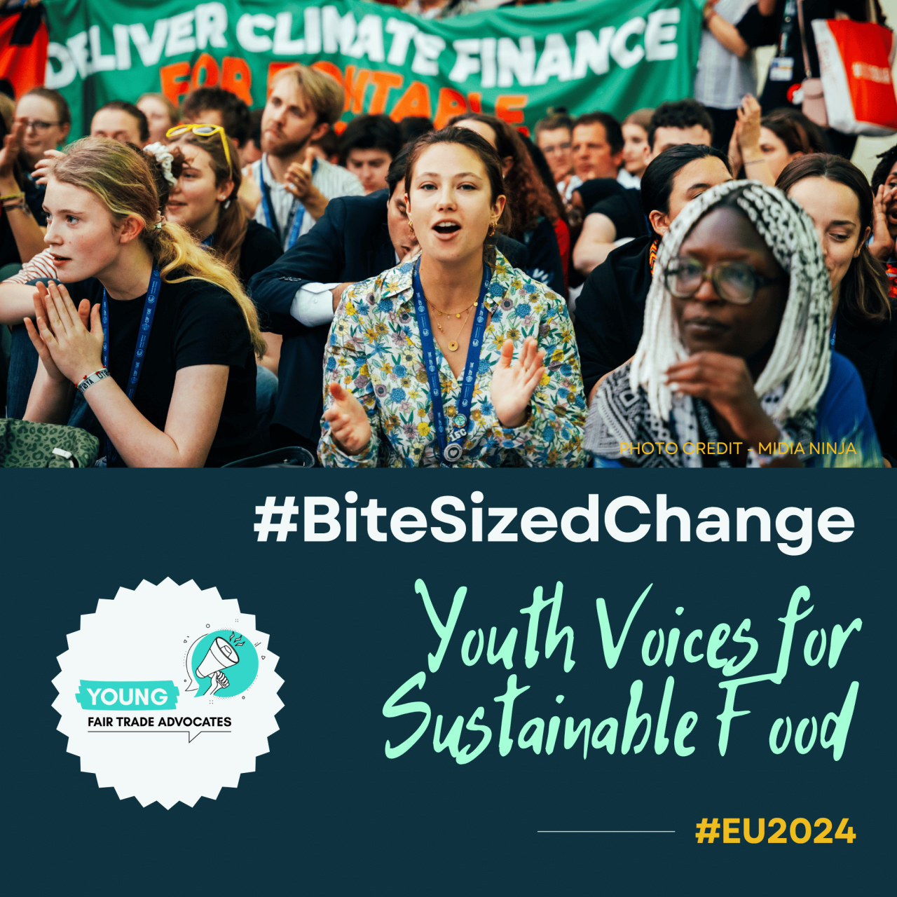 The Young Fair Trade Advocates launch the video series 'Bite-Sized Change: Youth Voices for Sustainable Food'