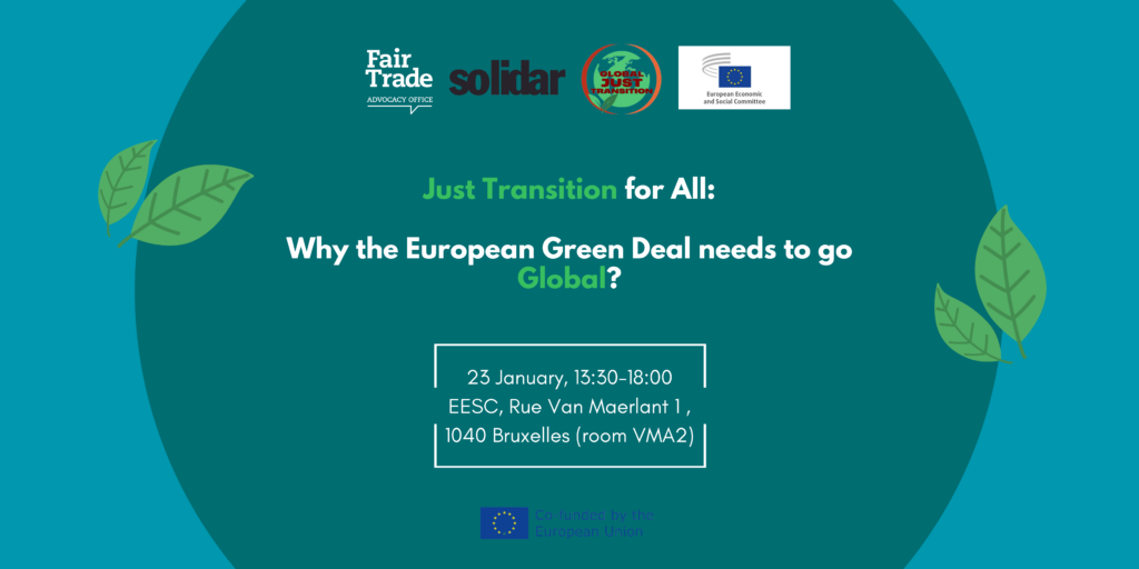 A just transition for all: Why the European Green Deal needs to go Global?