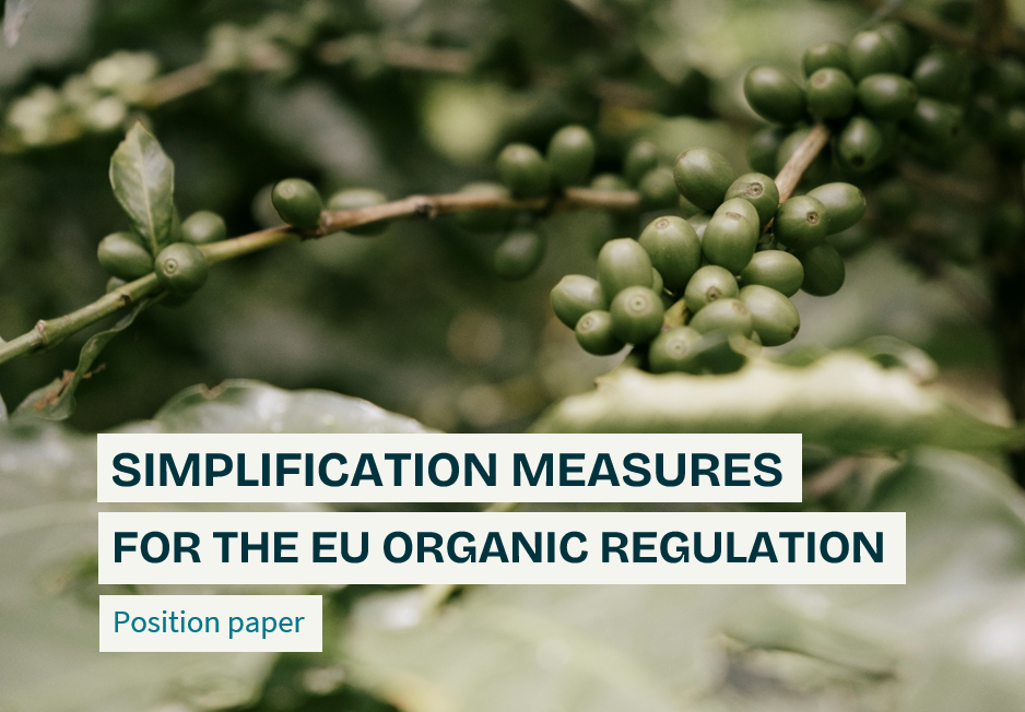 Simplification measures for the EU Organic Regulation