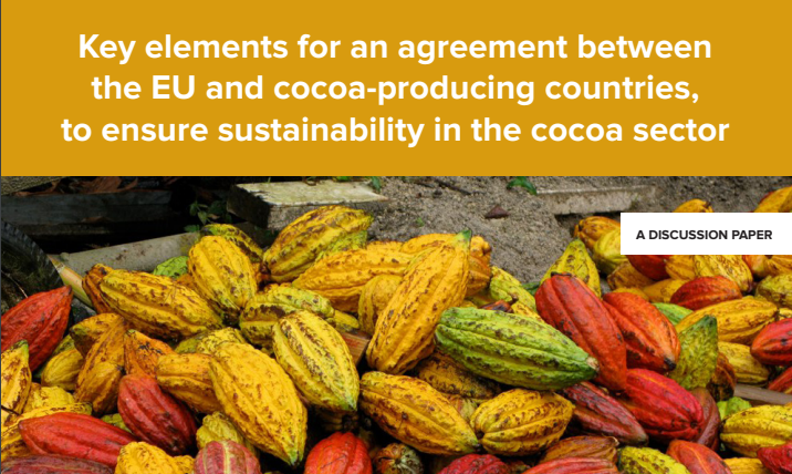 Key elements for an agreement between the EU and cocoa-producing countries to ensure sustainability in the cocoa sector