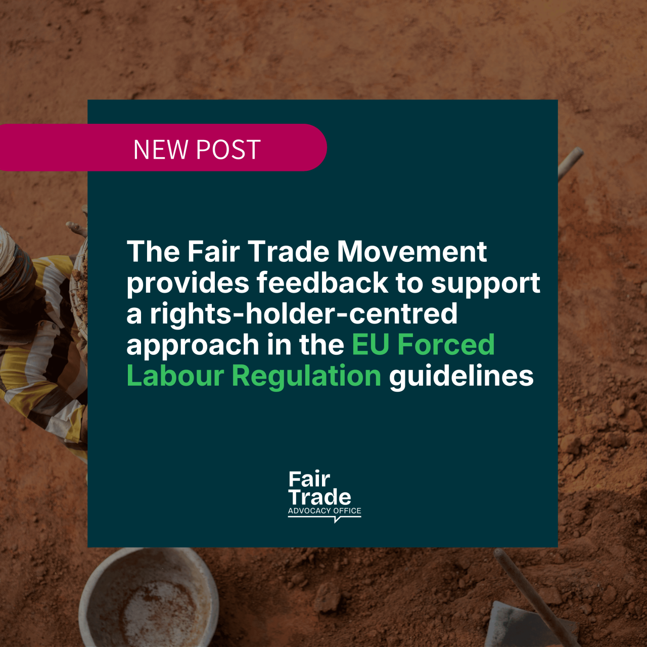 The Fair Trade Movement’s input to the Call for evidence for the Guidelines of the EU rules on forced labour