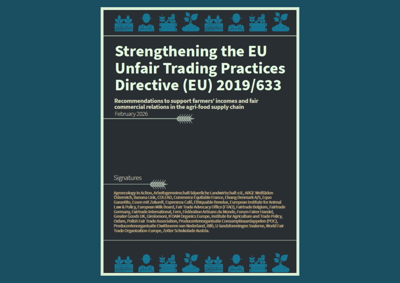 Joint position paper: Strengthening the EU Unfair Trading Practices Directive (EU) 2019/633