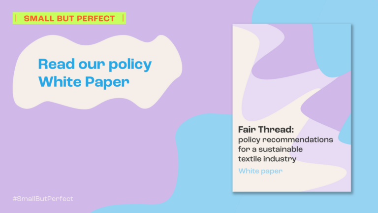 Fair Thread: policy recommendations for a sustainable textile industry